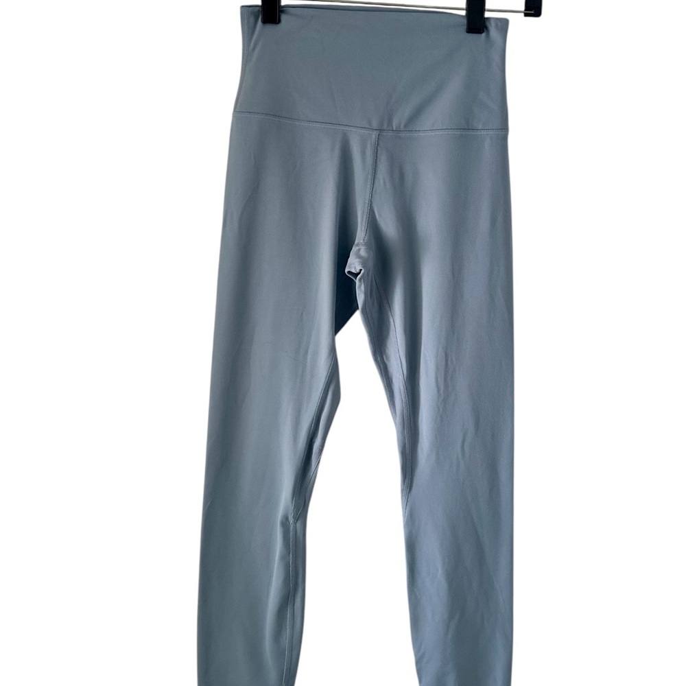 Lululemon High-Waisted Leggings - Pwbe Powder Blue Size 4 - Picture 6 of 13